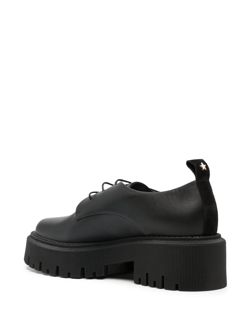 Lorena Antoniazzi 50Mm Lace-Up Leather Loafers