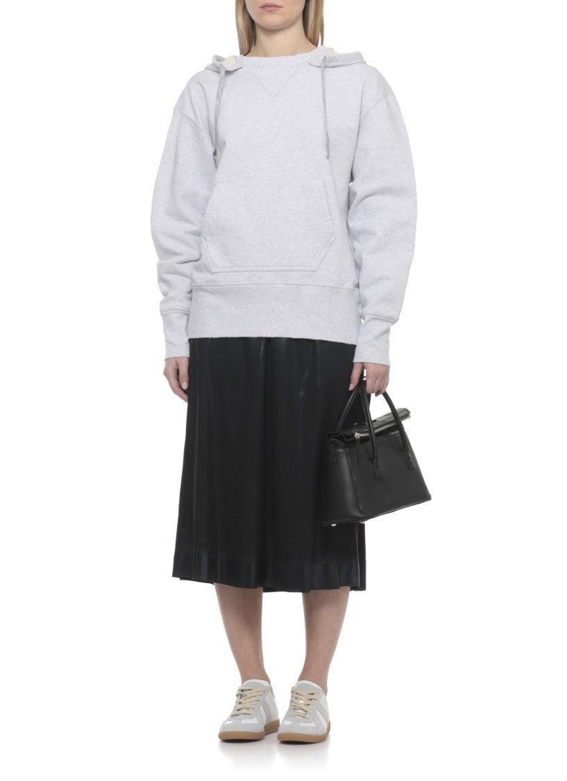 Maison Margiela Grey Cotton Kangaroo Hoodie