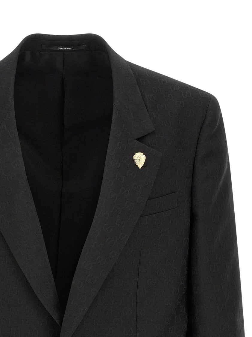 Gucci 'Gg' Canvas Blazer
