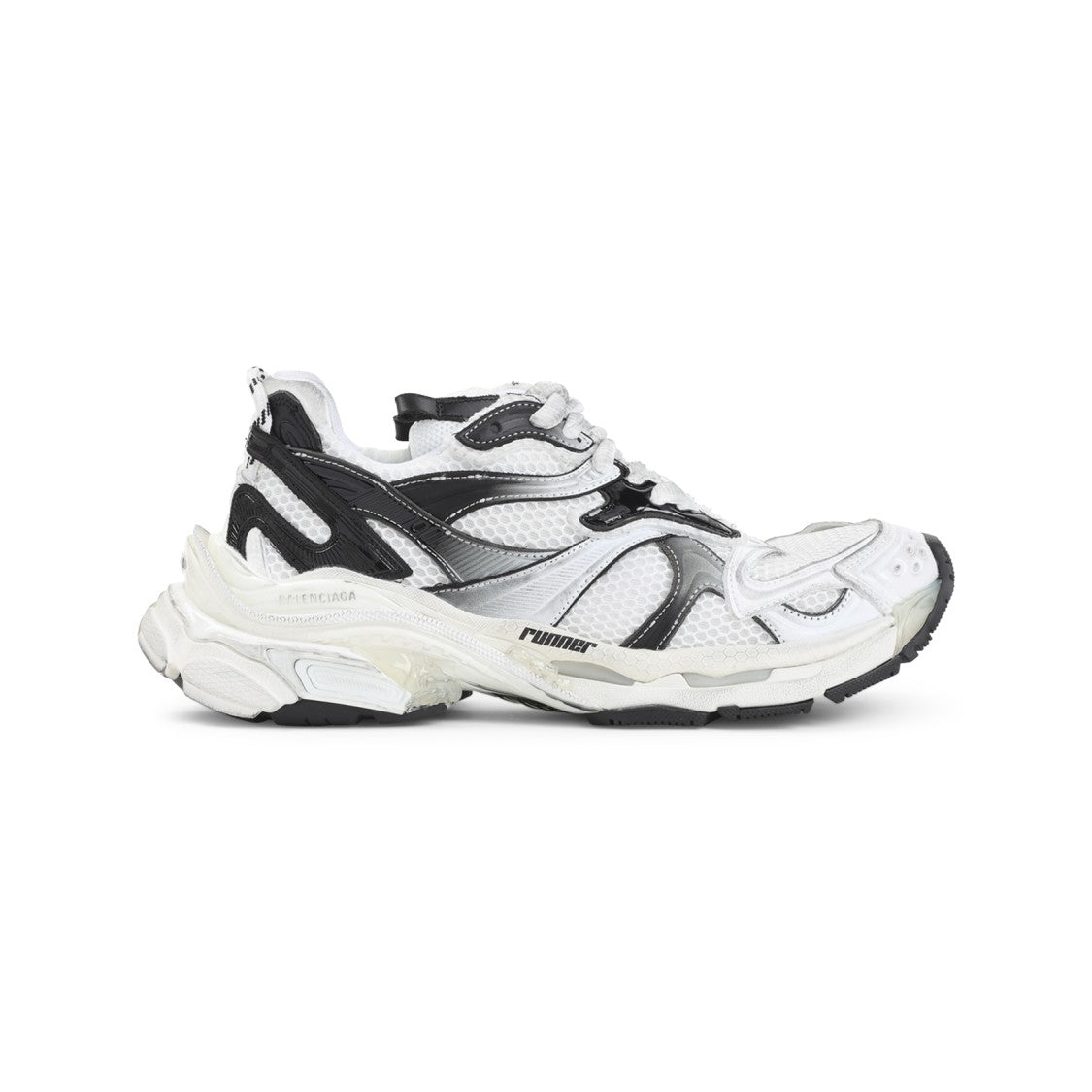 Balenciaga Chunky Layered Sneakers With Textured Sole