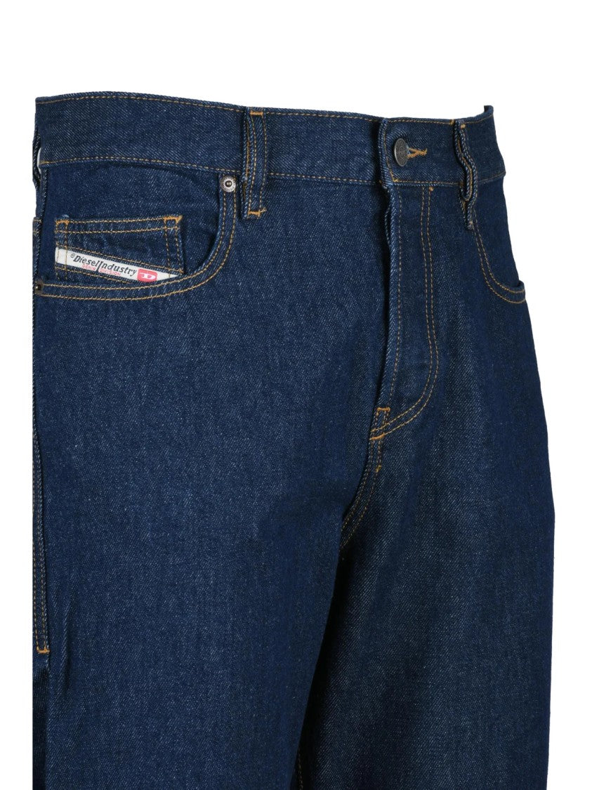 Diesel Blue Cotton Regular Jeans
