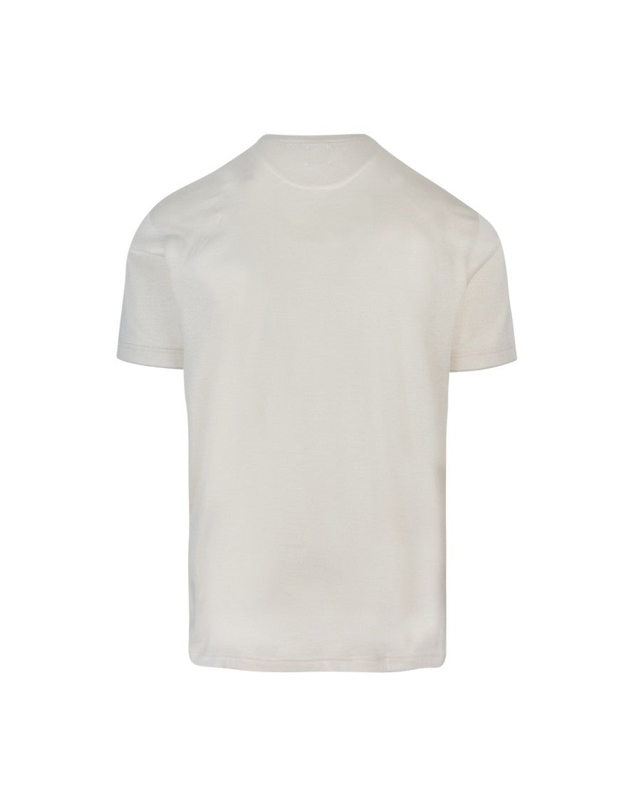 Eleventy Beige Crewneck T-Shirt