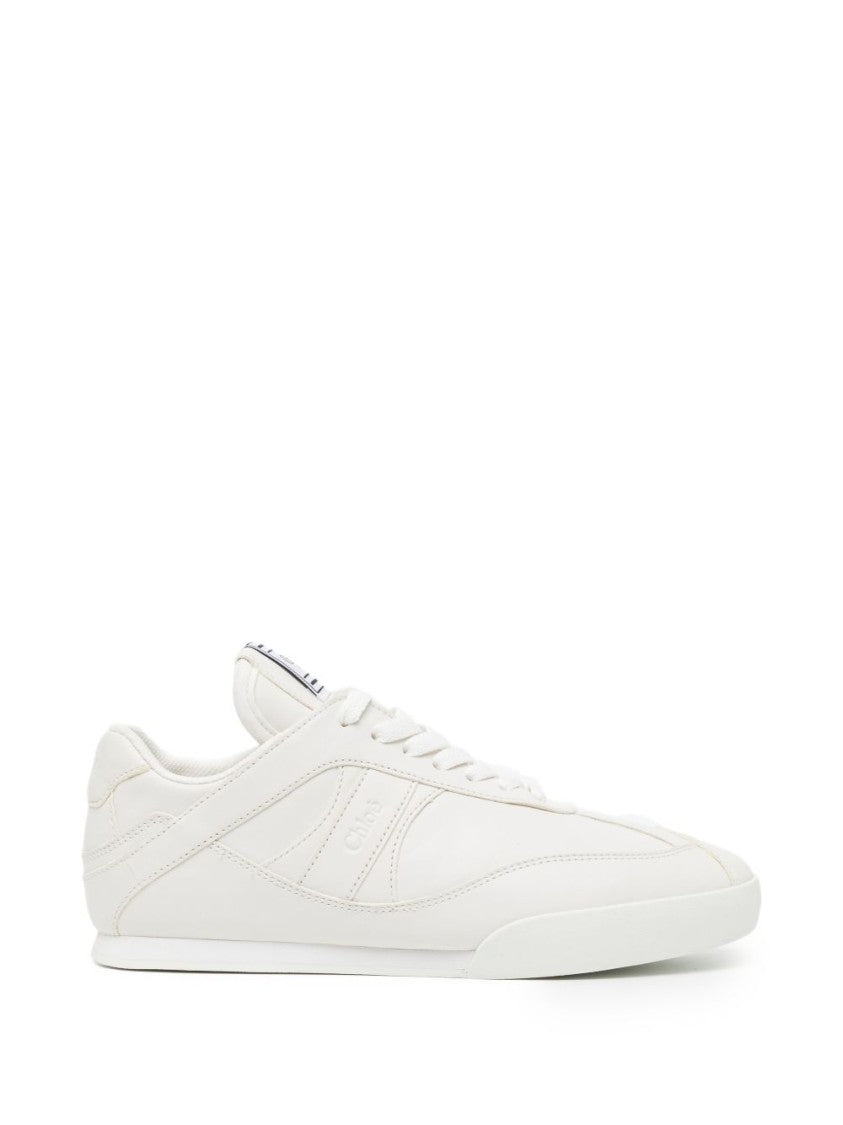 Chloé Lace-Up Flats With Padded Collar