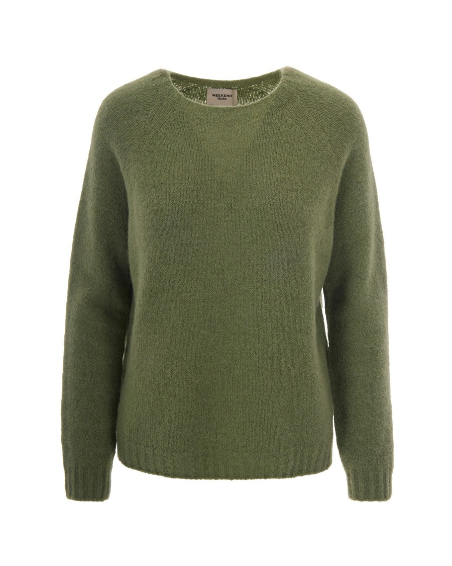 Max Mara Pistachio Ghiacci Alpaca-Blend Sweater