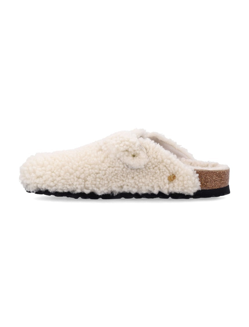 Birkenstock Boston Big Buckle Teddy Shearling Slip-On Shoes