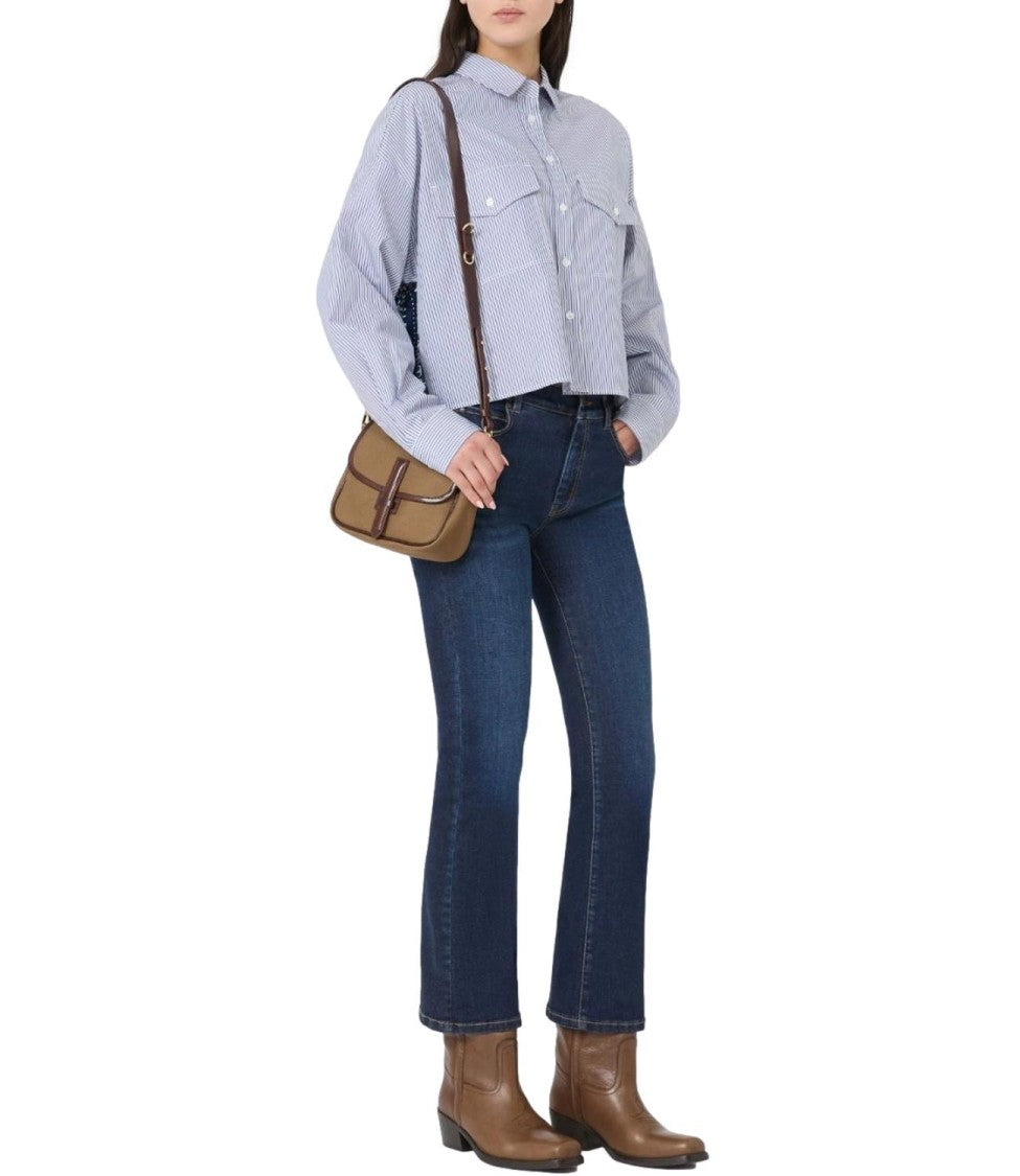 Max Mara Rapallo Straight-Leg Jeans In Deep Blue Wash