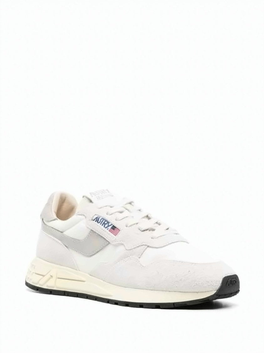 Autry Textured Suede And Nylon Low-Top Sneakers