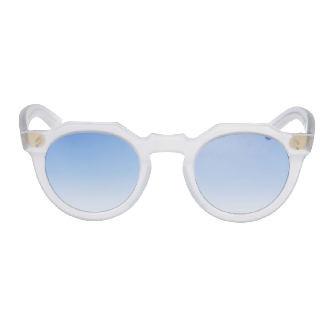 Kador Blue Epiko Gradient Translucent Round Sunglasses