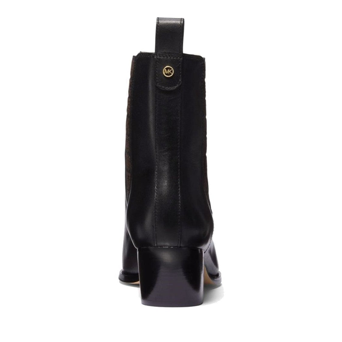 Michael Kors Black Kinlee Leather Monogram Boots