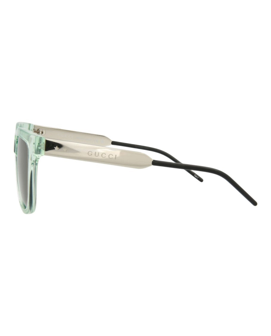 Gucci Square-Frame Injection Sunglasses