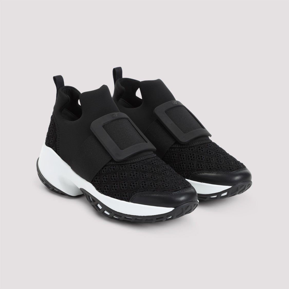 Roger Vivier Black Viv Run Sneakers