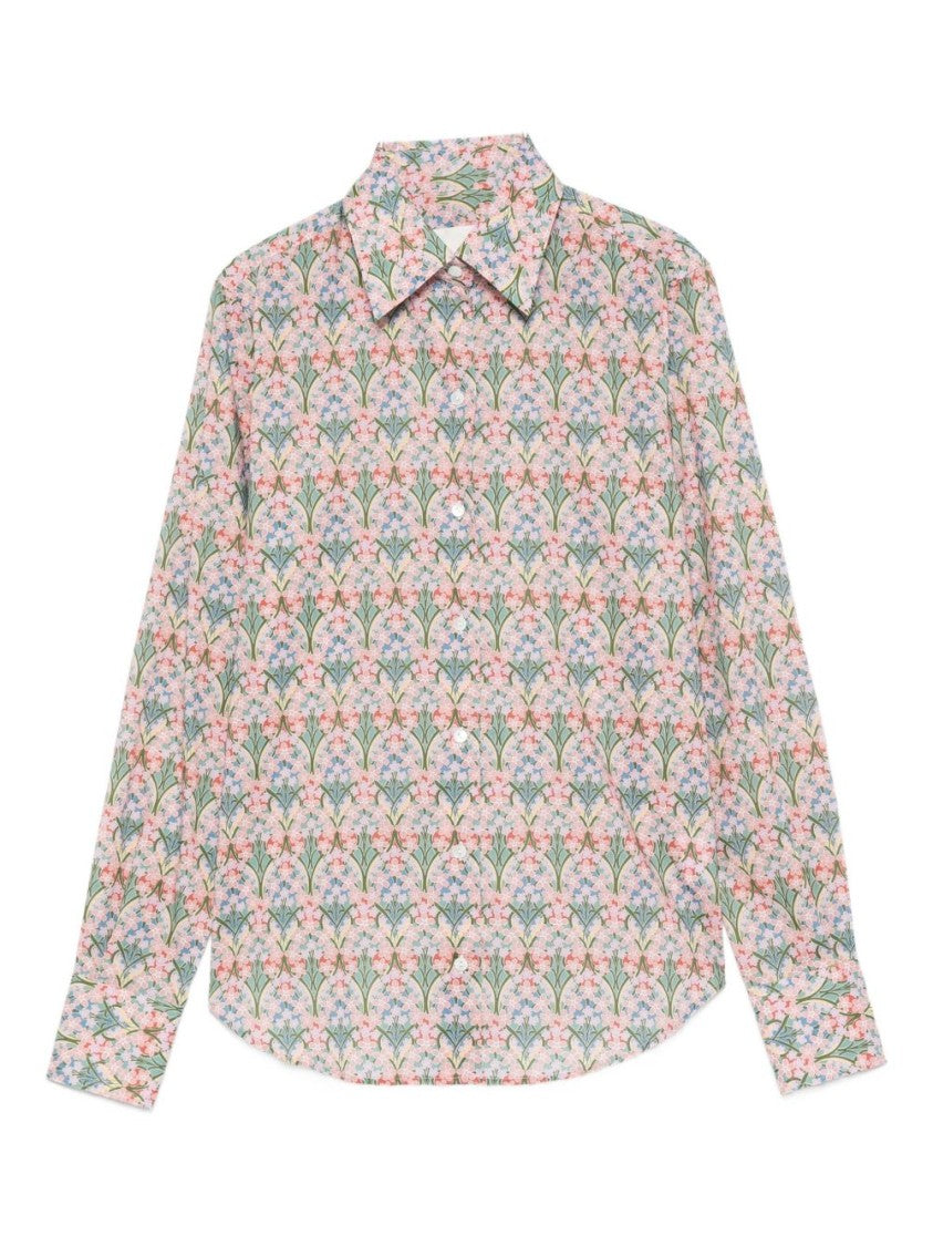 Xacus Multicolour Floral Shirt With Classic Collar