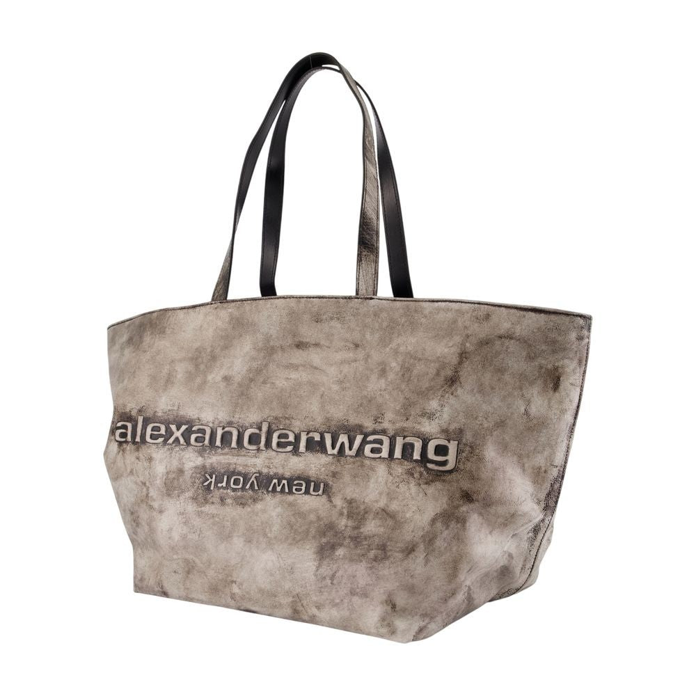 Alexander Wang Punch Shopper Bag - Leather - Grey