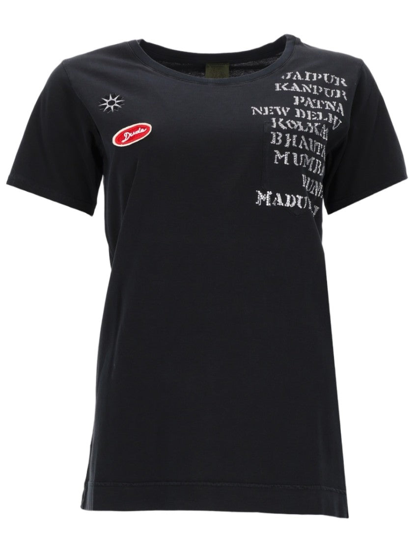 Mr & Mrs Italy Relaxed Fit T-Shirt With Urban Graphic And Emblem