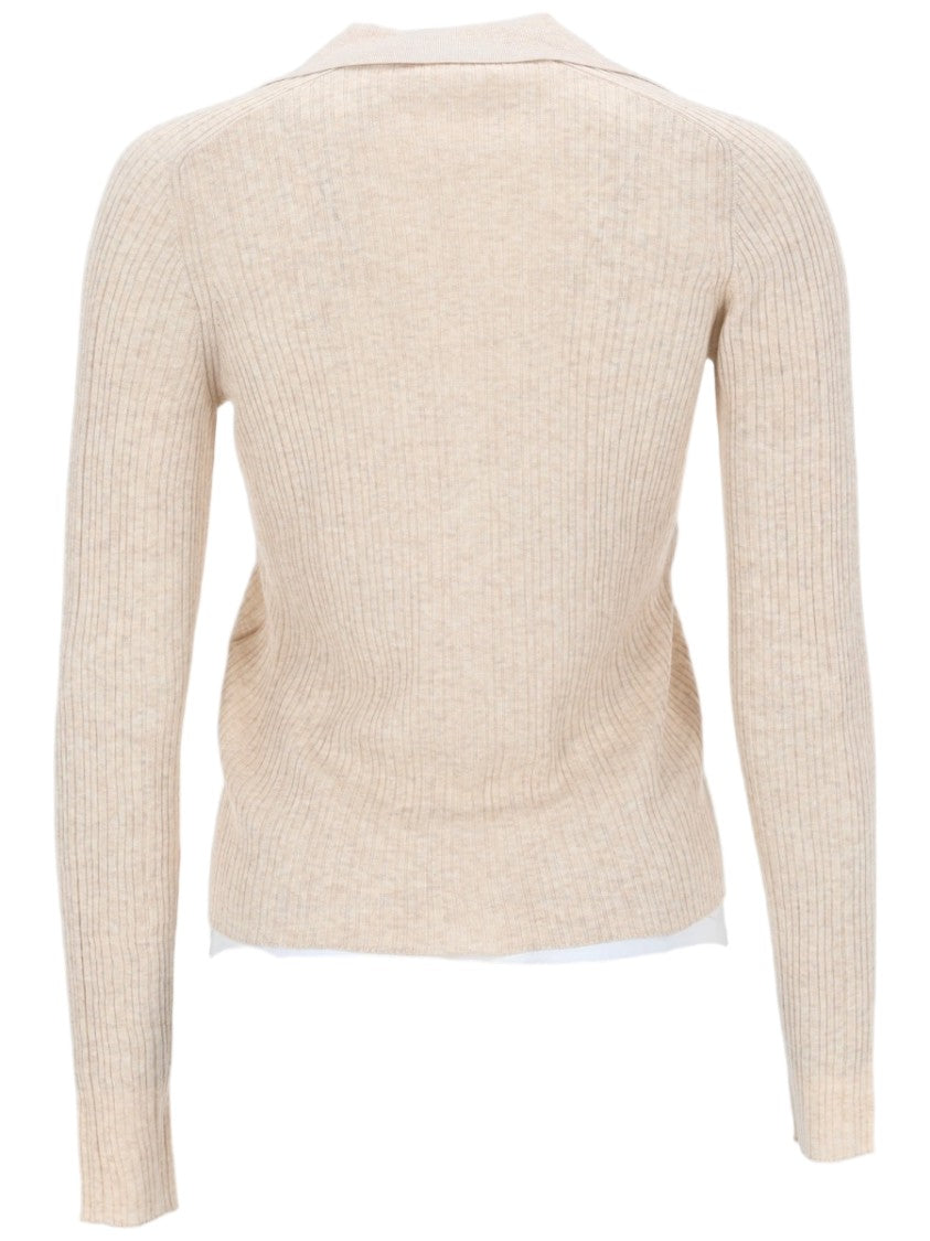 Maison Kitsuné Baby Fit Slim Ribbed Cardigan