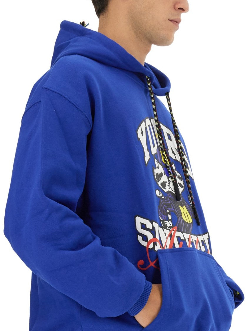 Msgm Graphic Logo Sweatshirt