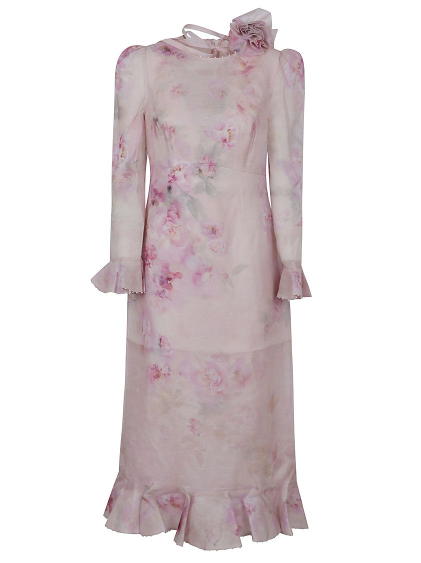 Zimmermann Floral Print Maxi Dress