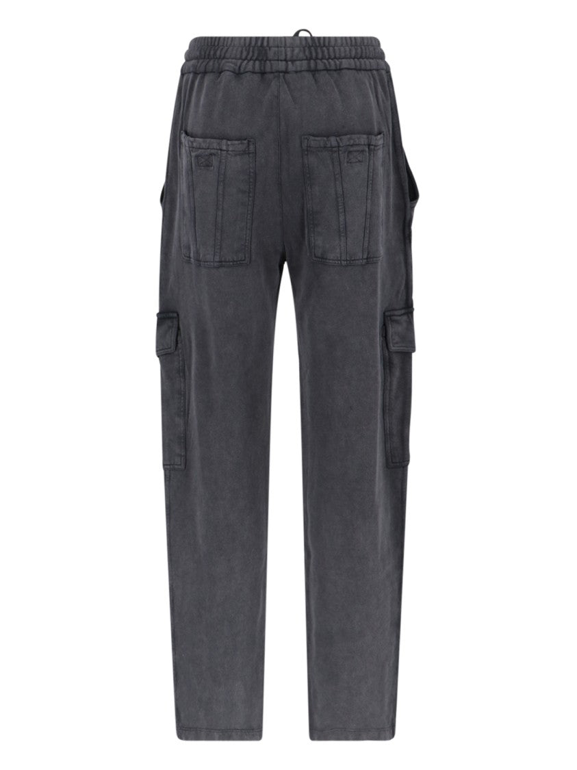 Isabel Marant Étoile Relaxed Fit Gray Cotton Sport Pants