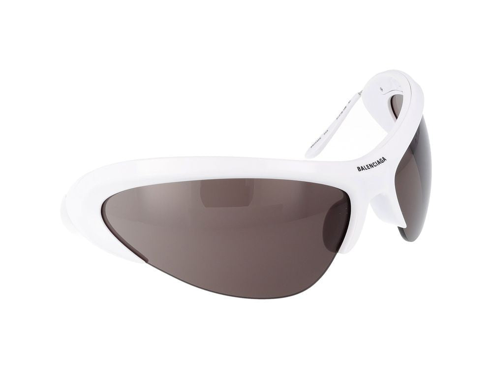 Balenciaga Sunglasses Bb0232s 003 White Silver Grey 91/16/125