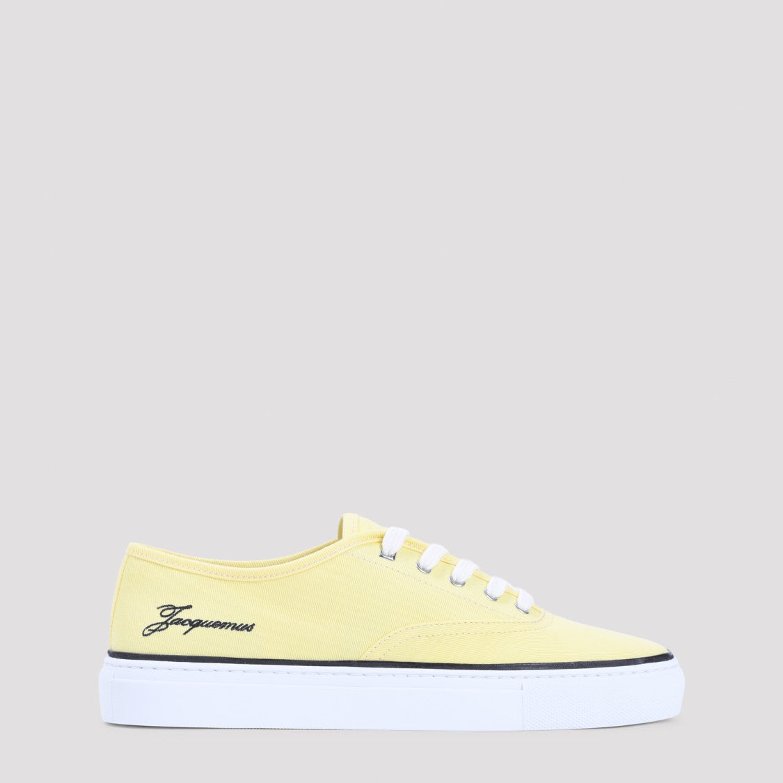 Jacquemus Yellow Orange Sneakers Cotton