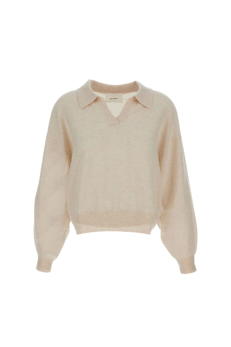 Lisa Yang Polo Neck Wool Sweater