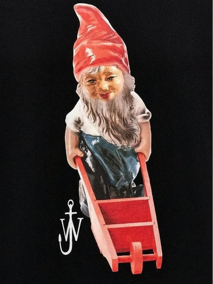 J. W. Anderson Graphic Hooded Sweatshirt With Gnome Motif