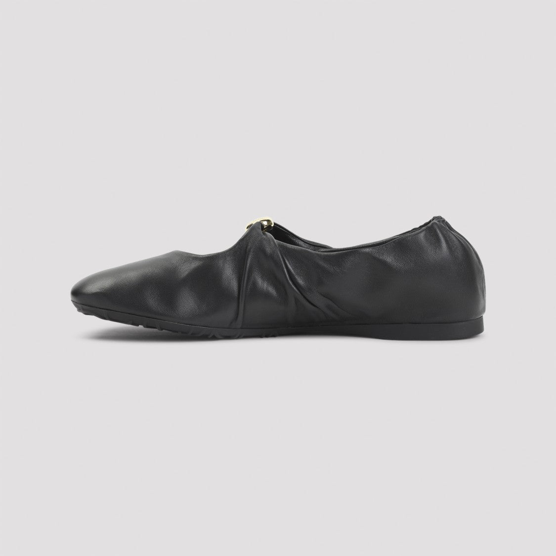 Loewe Pebble Soft Black Lambskin Ballerinas