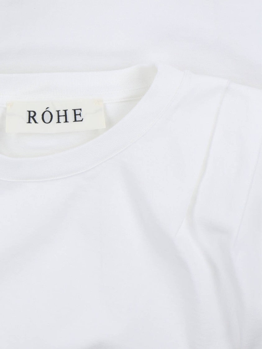 Róhe Asymmetrical Hem Organic Cotton Róhe Top