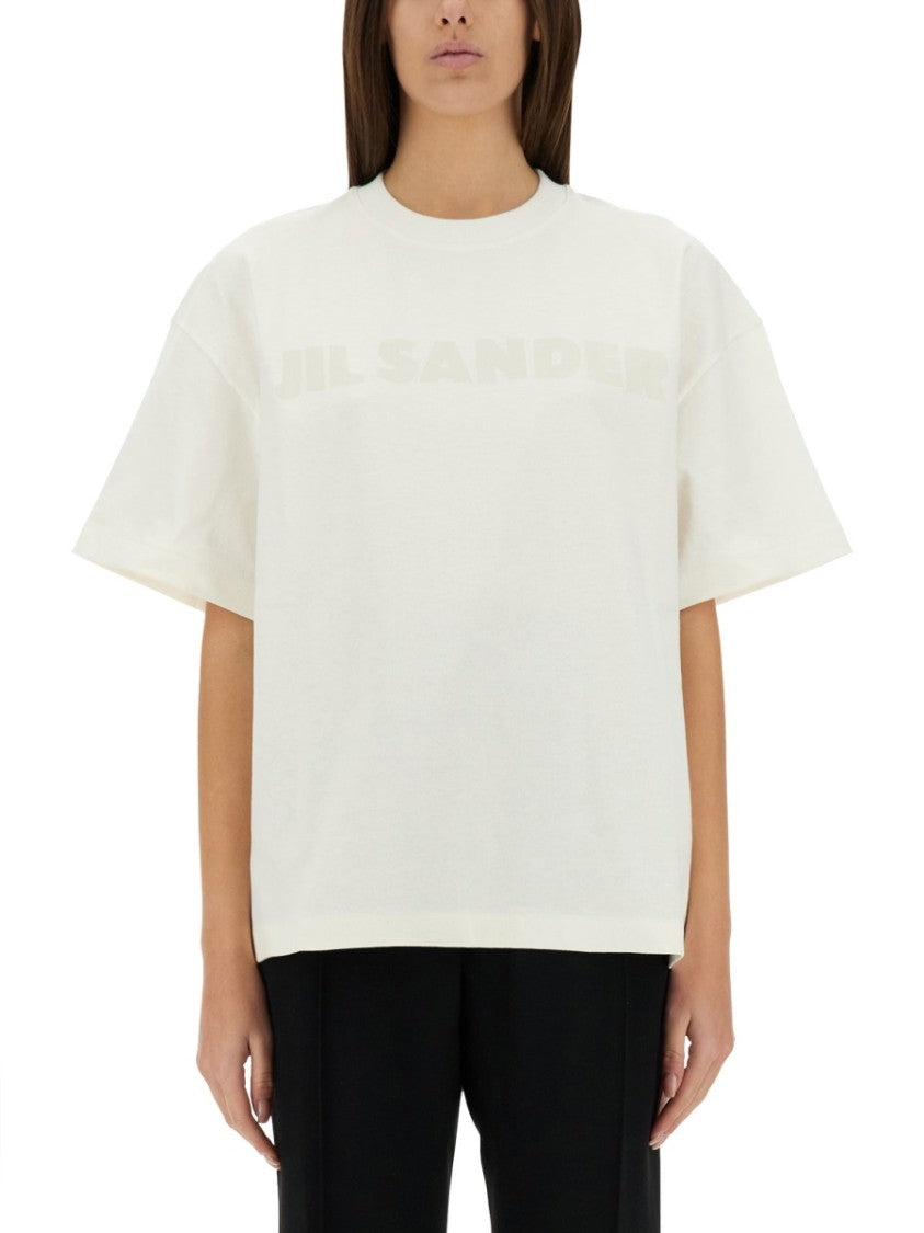 Jil Sander Relaxed Fit White T-Shirt