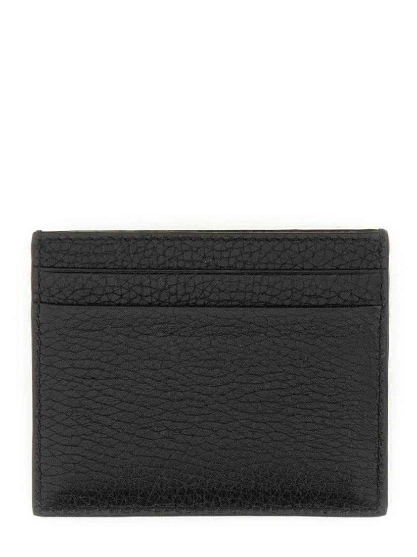 Valentino Garavani Garnet Calfskin "Rockstud" Card Holder