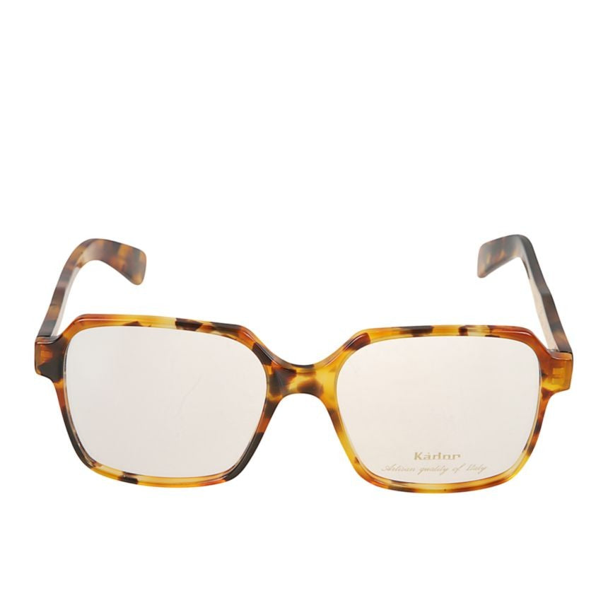 Kador Lisa Bold Square Tortoiseshell Eyeglasses With Rounded Edges