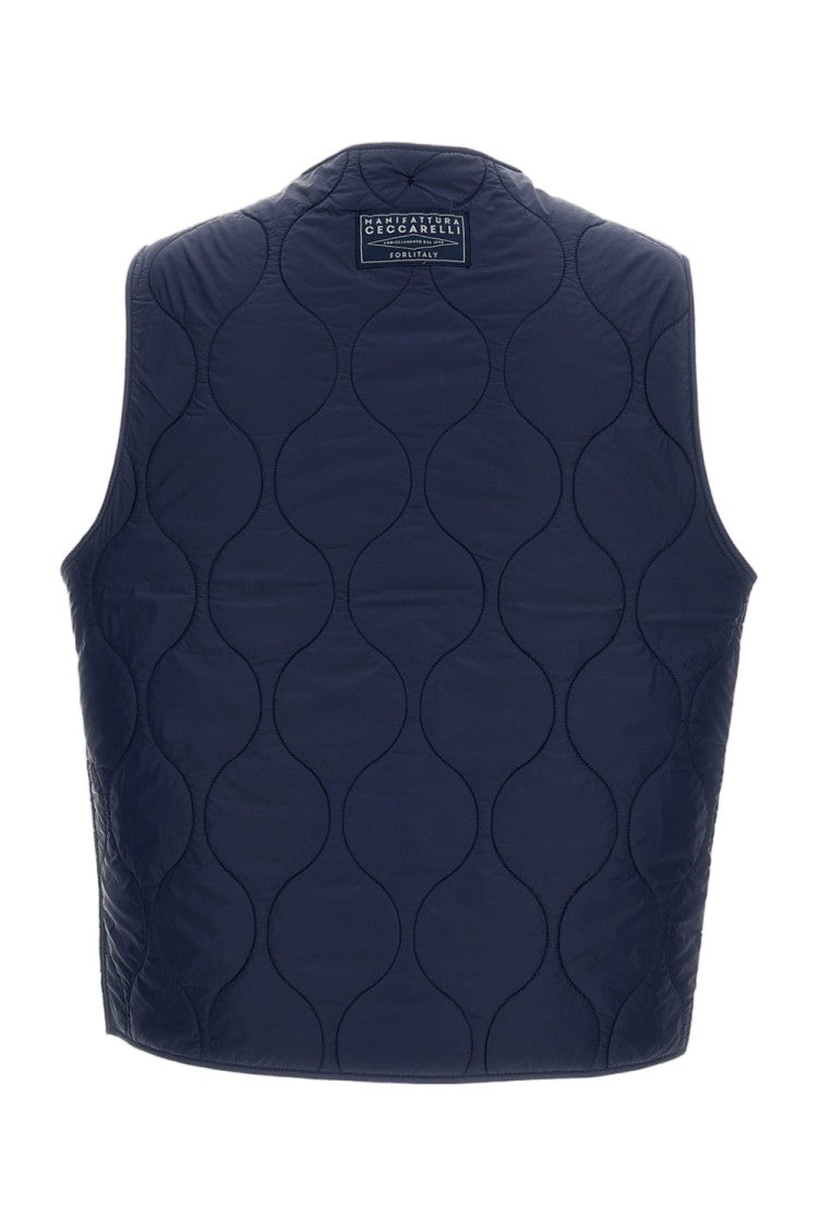 Manifattura Ceccarelli Blue All Season Quilted Gilet