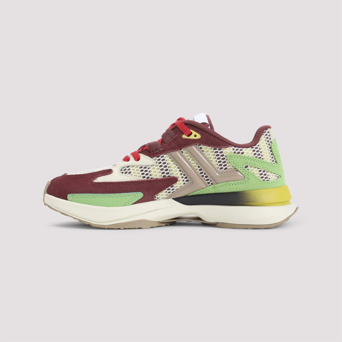 Lanvin Dynamic Multi-Panel Sneakers With Bold Accents