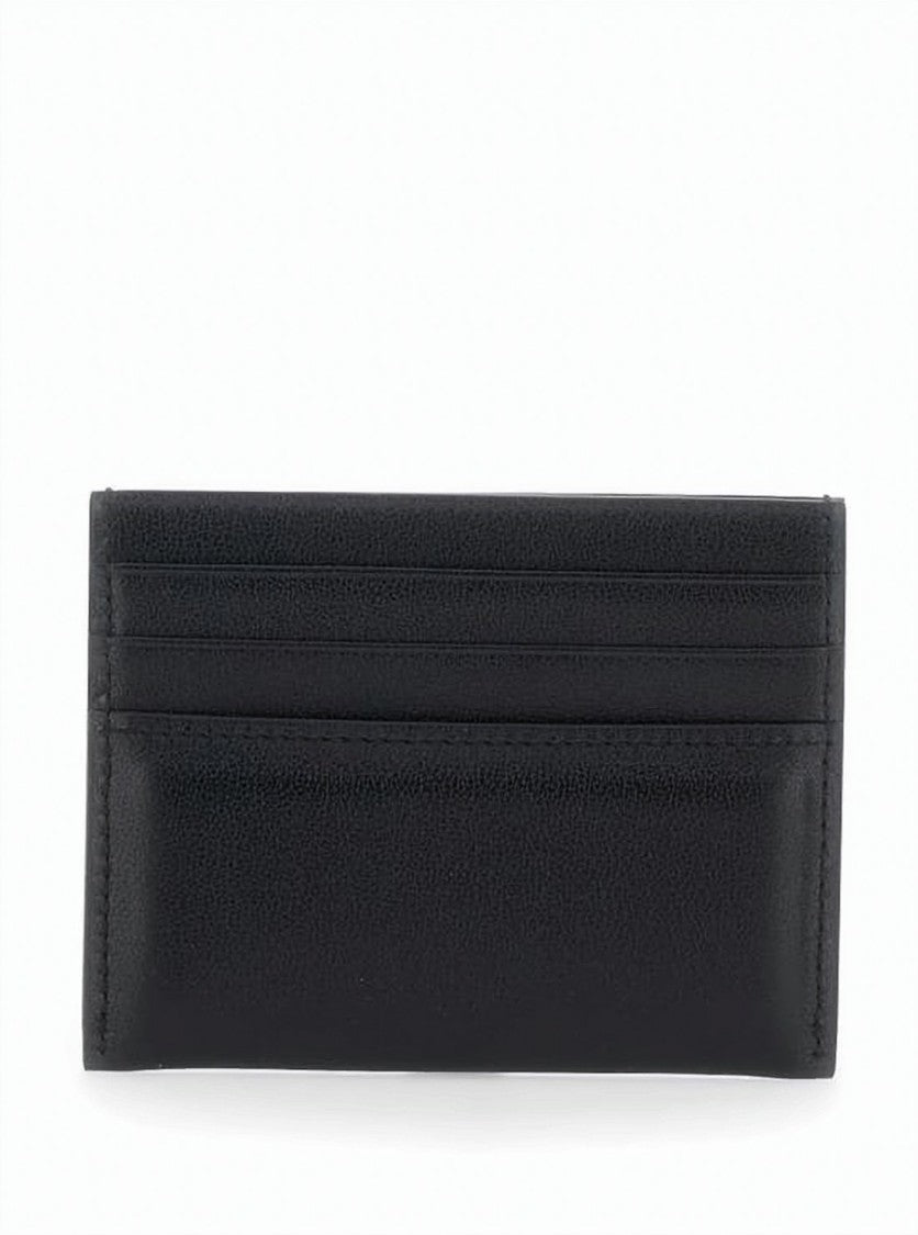Givenchy Calf Leather Cardholder With Embossed Logo