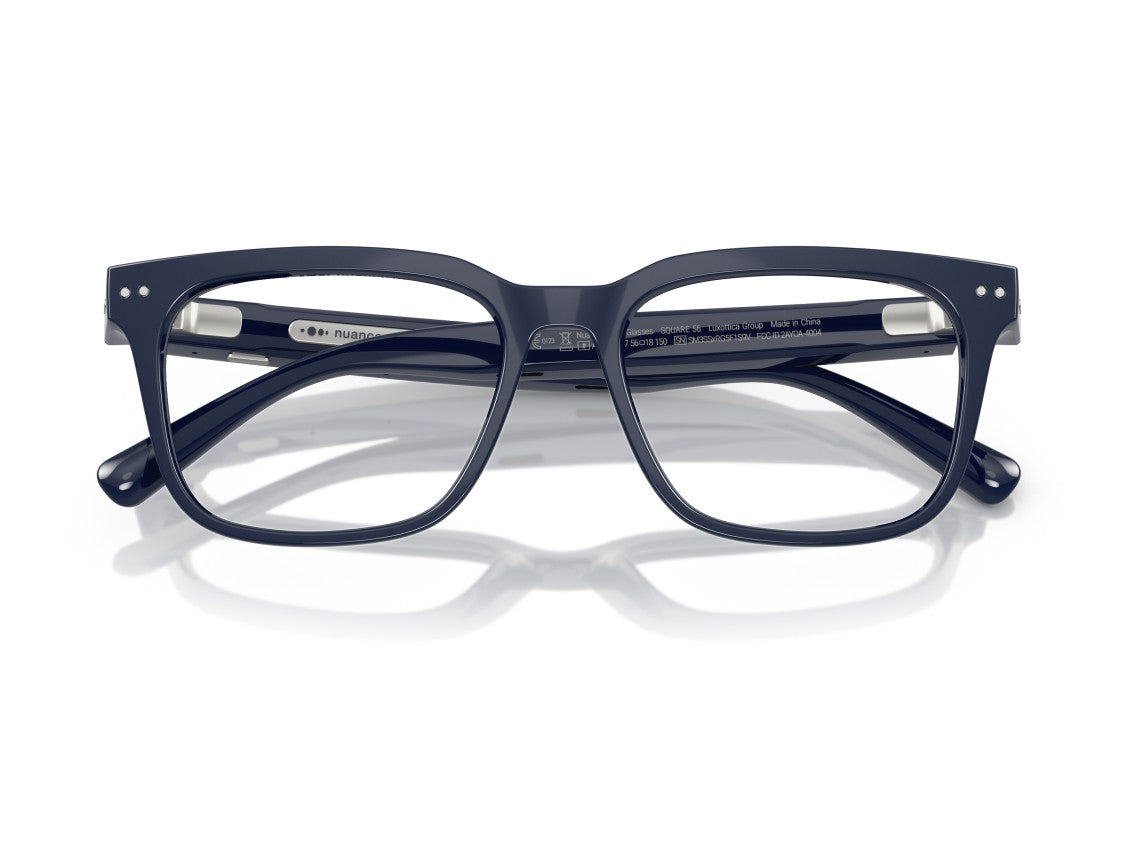 Nuance Audio 0Aw5004 Glossy Square Sunglasses