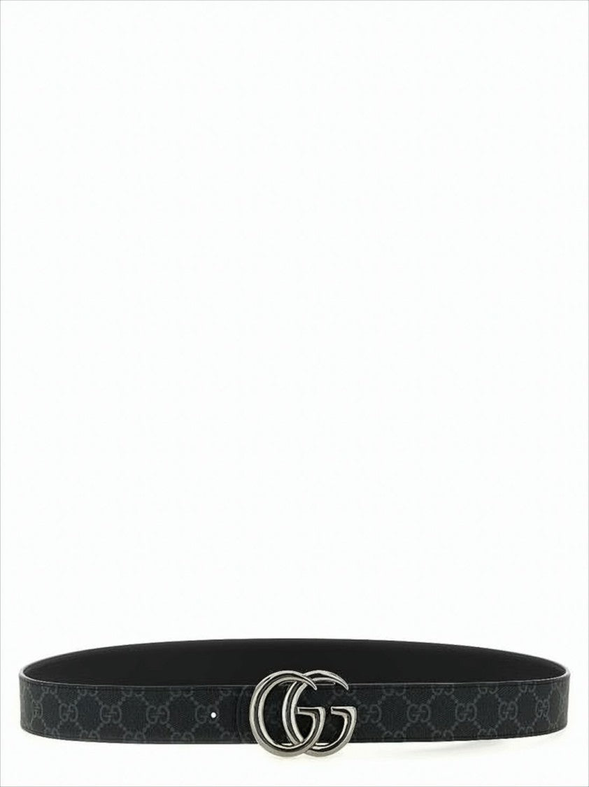 Gucci Leather Belt With Polished Double-G Buckle