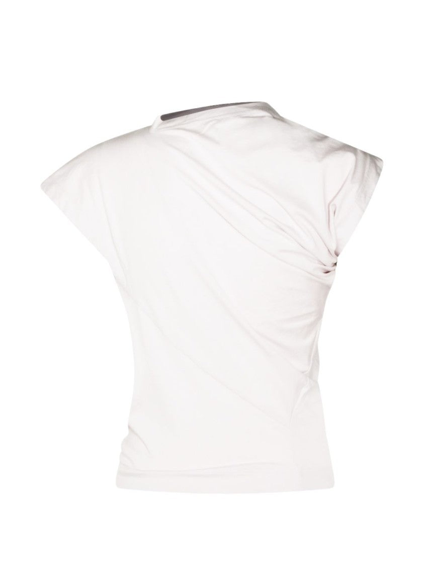 Vivienne Westwood Asymmetrical Short-Sleeve Embroidered Top