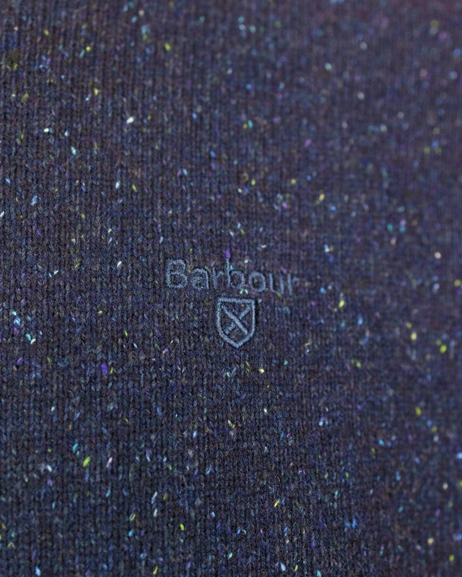 Barbour Essential Tisbury Crew Blue Sweater