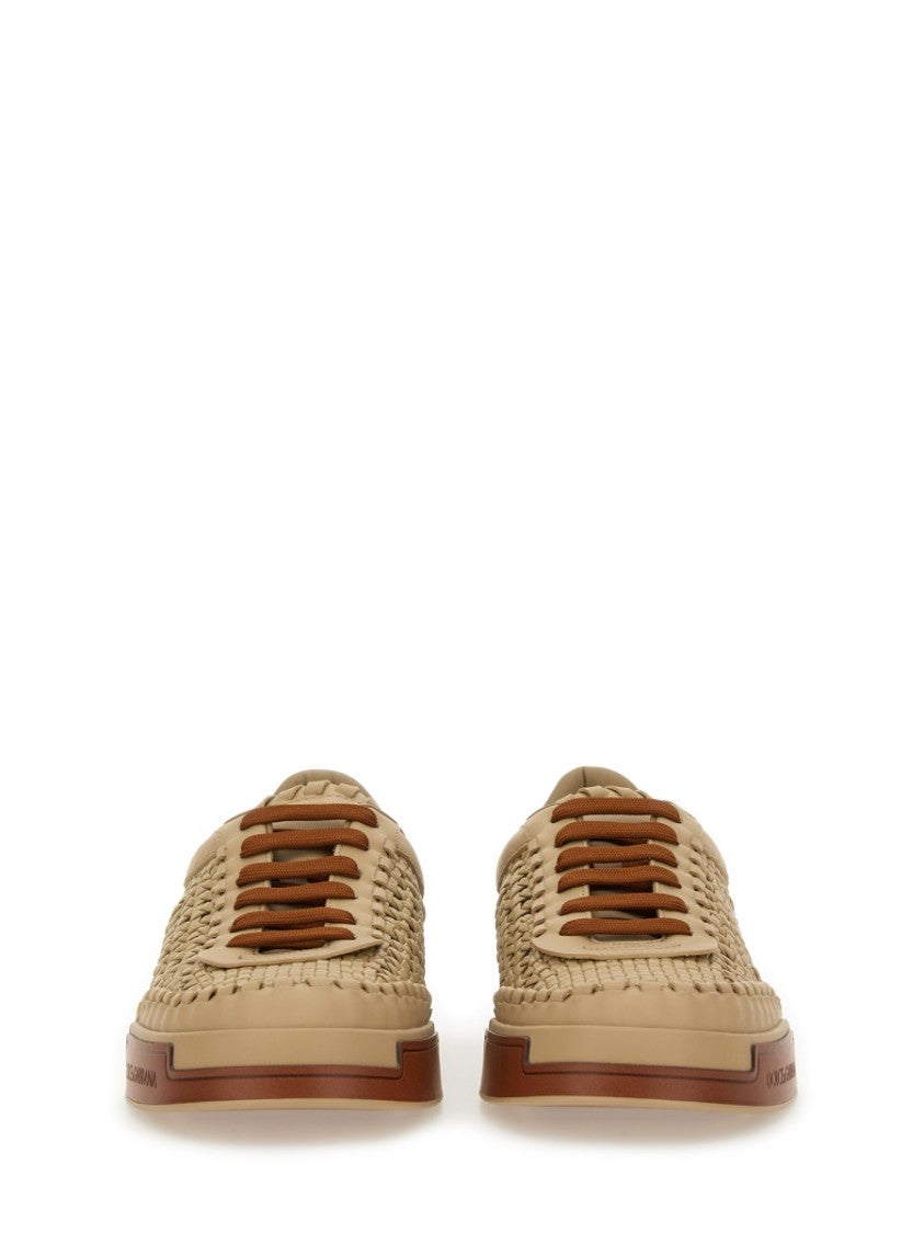 Dolce & Gabbana Woven Portofino Sneaker