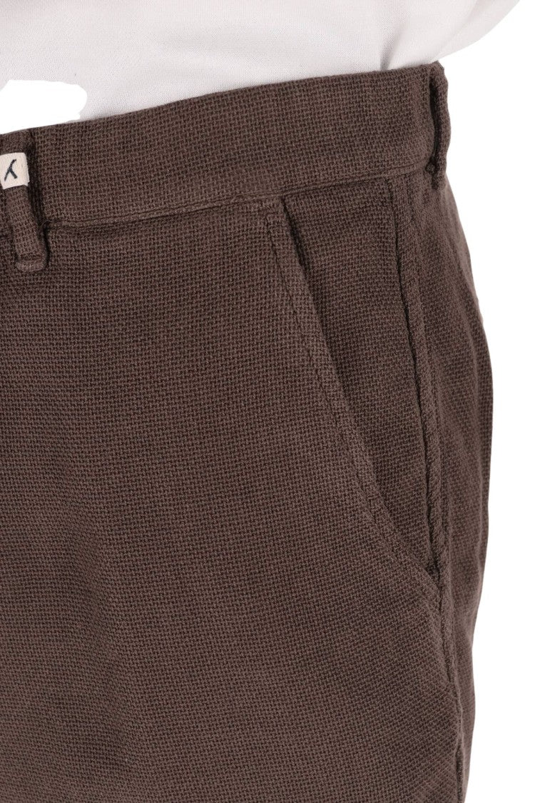 Myths Woven Cotton-Linen Denim Shorts