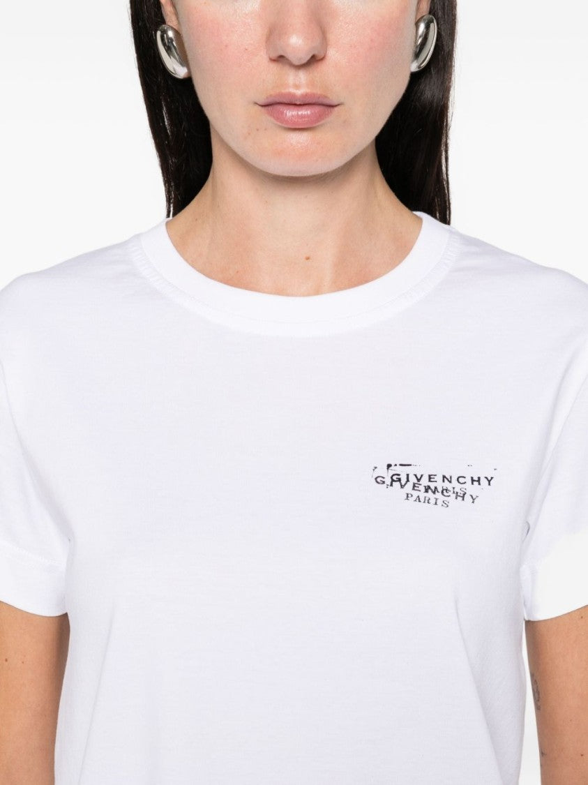 Givenchy White Silk And Nylon Sleeveless Top