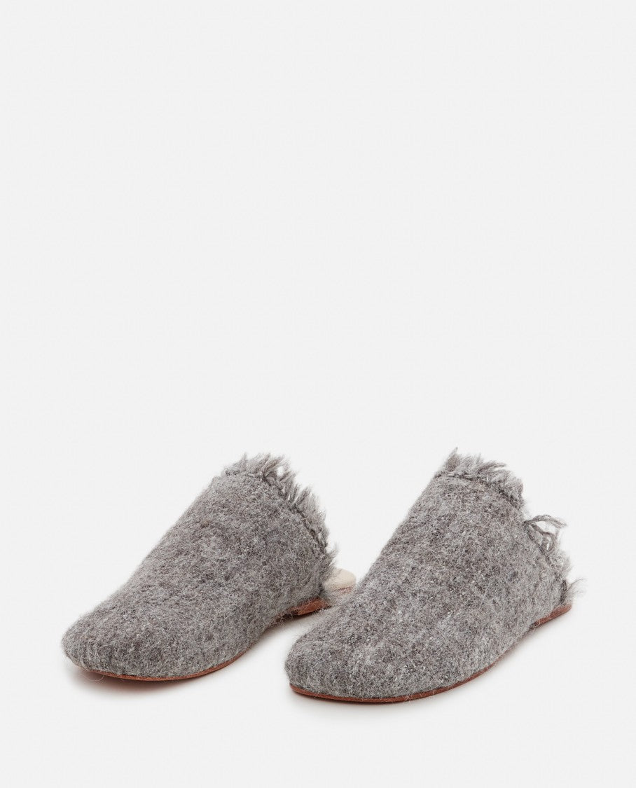 Thibault Van Der Straete Fringed Etamine Slippers