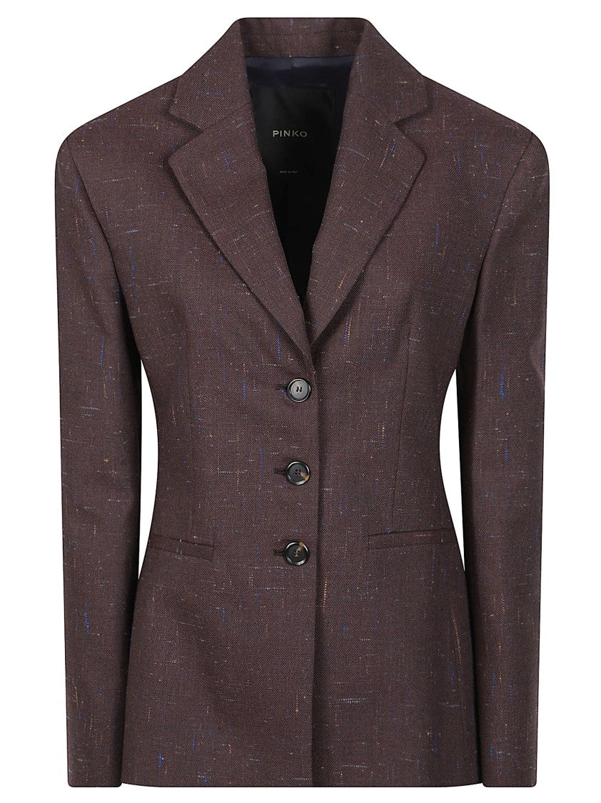 Pinko Malvasia Tailored Lapel Long-Sleeve Jacket