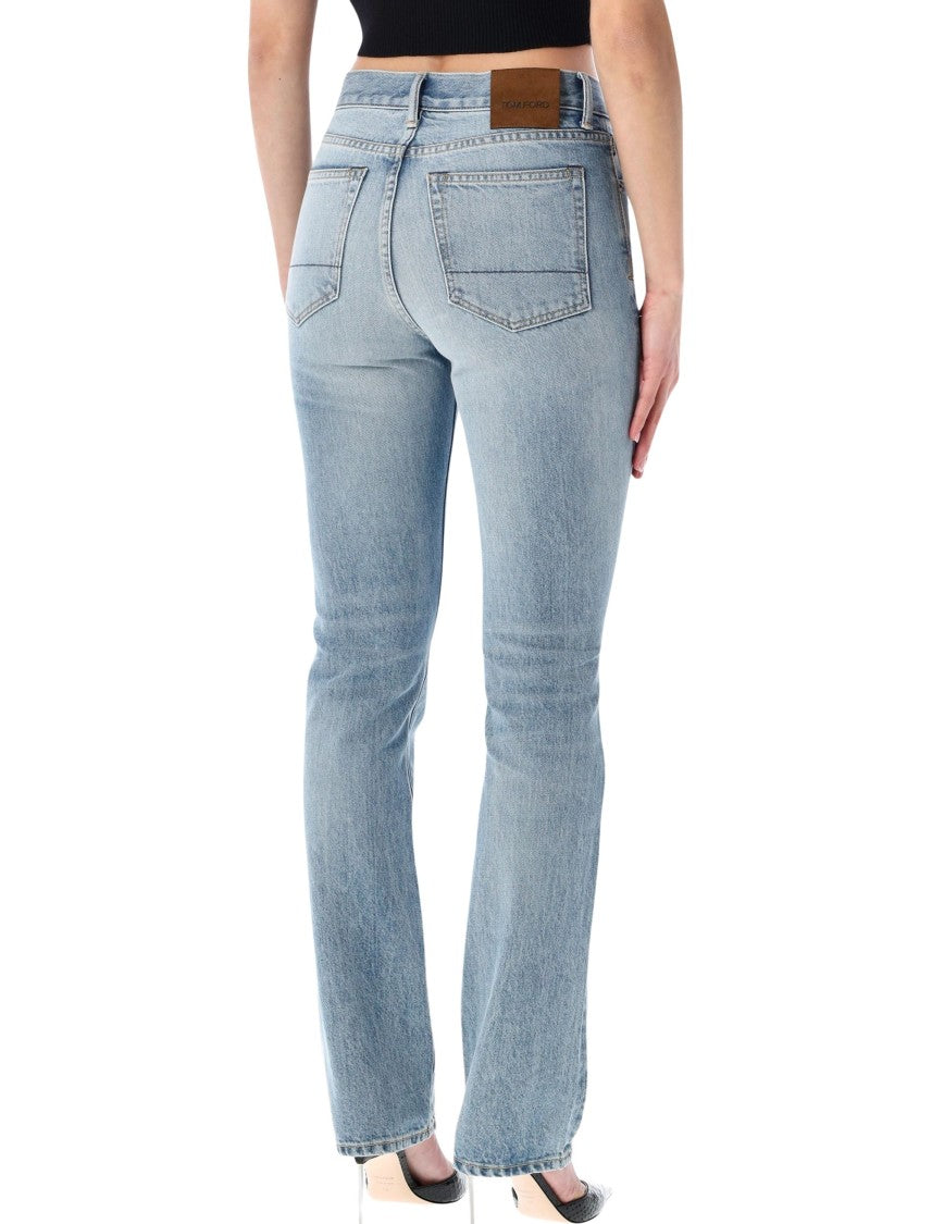 Tom Ford Stone Washed Denim Jeans