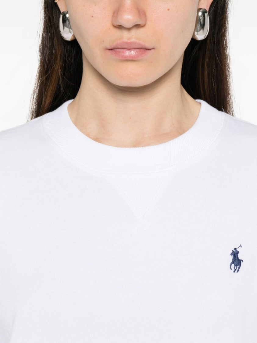 Polo Ralph Lauren Classic Crew Neck Sweatshirt In Soft Cotton-Polyester Blend