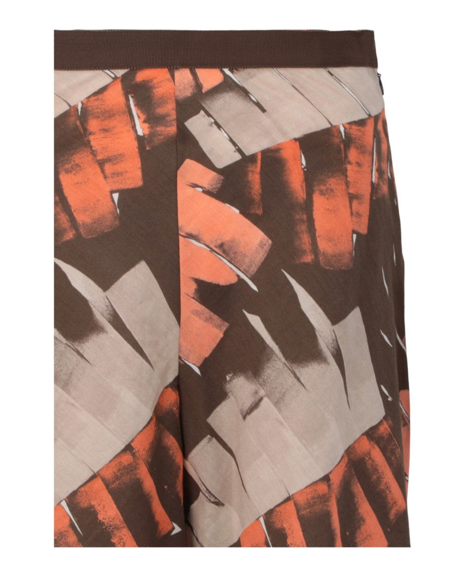Ferragamo Palm Print Bermuda Shorts