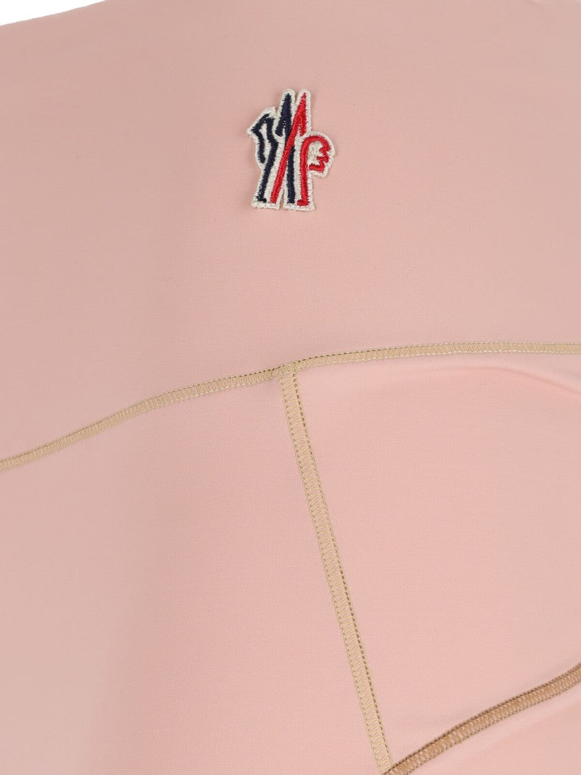 Moncler Grenoble Logo Track Pants, In Pink Nylon