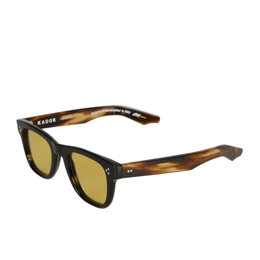 Kador Voyager 23 Square Frame Sunglasses With Tortoiseshell Arms