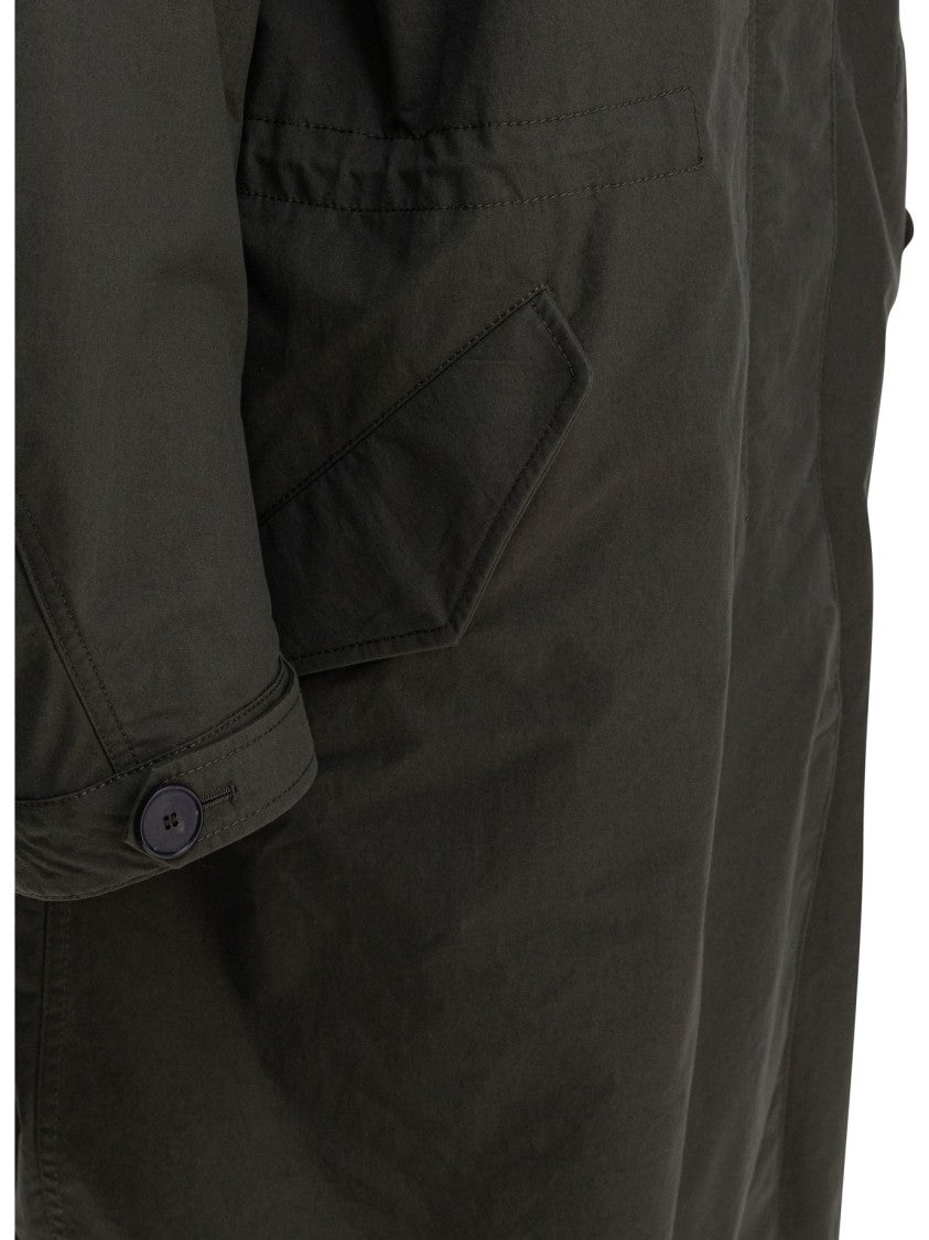 Givenchy Long Oversized Parka With High Collar