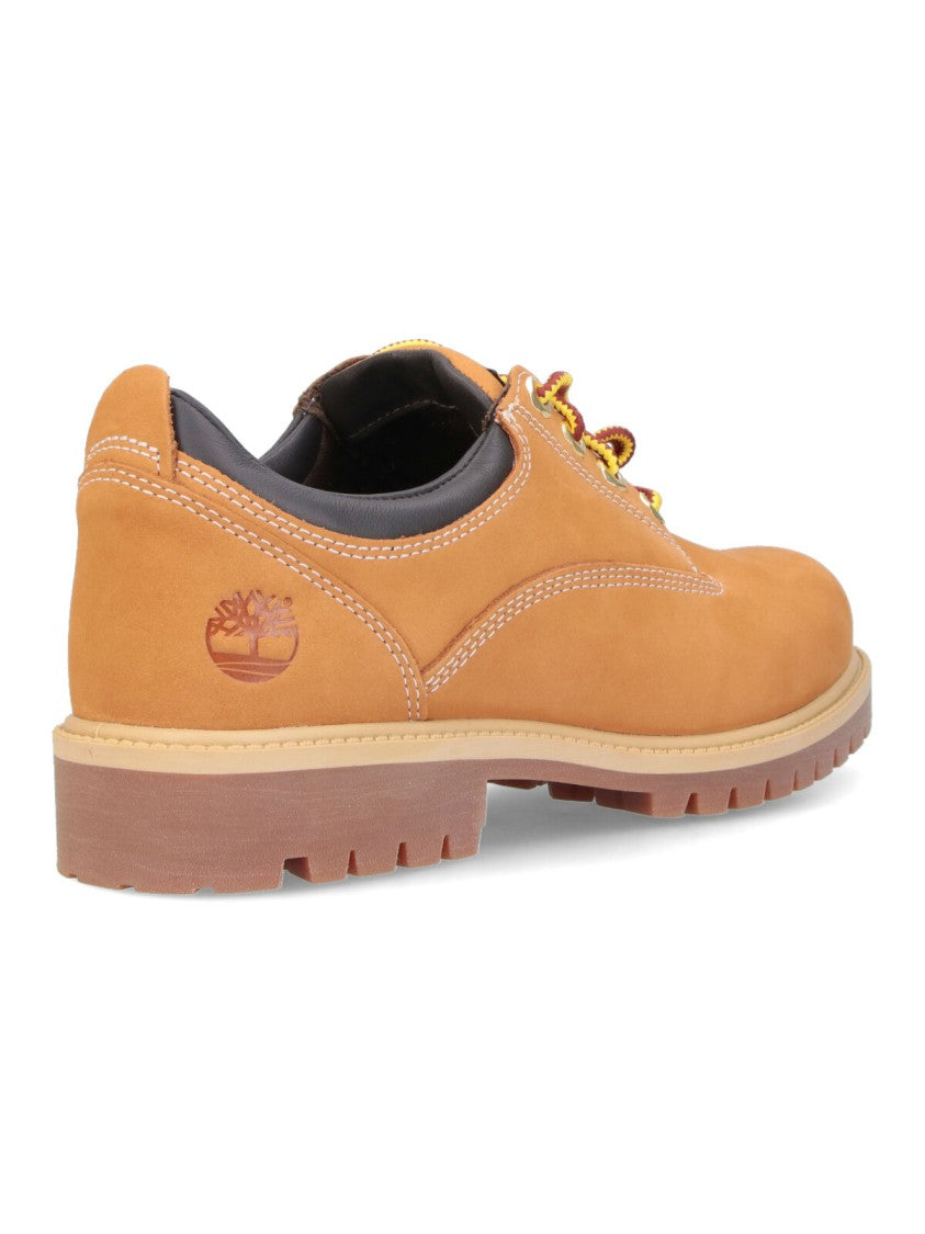 Timberland Brown Classic Leather Lug Sole Flats